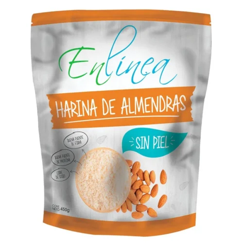 CAJA DE HARINA DE ALMENDRA EN LÍNEA 450 GRS X 12 UN