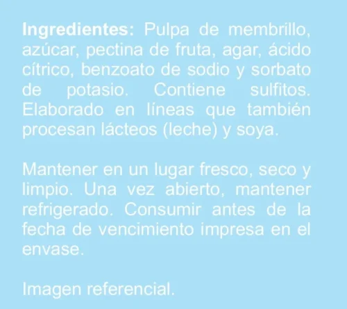 CAJA DE DULCE DE MEMBRILLO ECKART 500 GRS X 8 UN