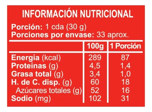 CAJA DE DULCE DE LECHE (MANJAR) 1000 GRS X 8 UN