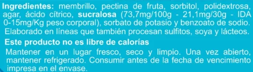 CAJA DE DULCE DE MEMBRILLO LIGHT POT. ECKART 330 GRS X 16 UN