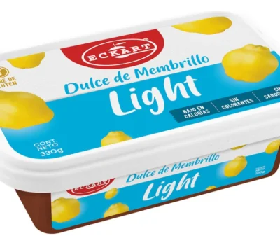 CAJA DE DULCE DE MEMBRILLO LIGHT POT. ECKART 330 GRS X 16 UN