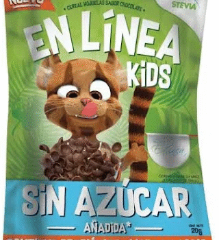 CAJA DE CEREAL EN LÍNEA KIDS IND. HOJUELA CHOCOLATE 20 GRS X 30 UN