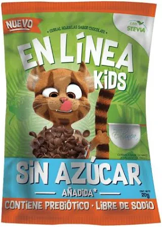 CAJA DE CEREAL EN LÍNEA KIDS IND. HOJUELA CHOCOLATE 20 GRS X 30 UN