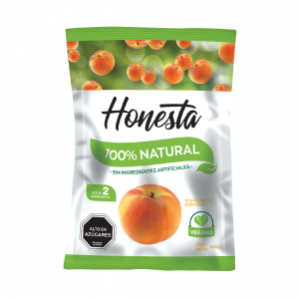 CAJA DE MERMELADA DURAZNO HONESTA SACHET 200 GRS X 24 UN