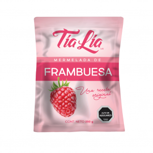 CAJA DE MERMELADA FRAMBUESA TIA LIA SACHET 250 GRS X 24 UN