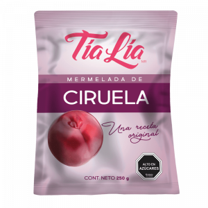 CAJA DE MERMELADA CIRUELA TIA LIA SACHET 250 GRS X 24 UN
