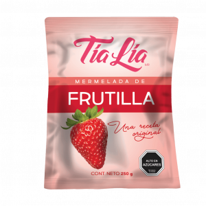 CAJA DE MERMEALDA FRUTILLA TIA LIA SACHET 250 GRS X 24 UN