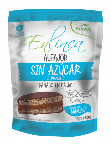CAJA DE ALFAJOR MANJAR ENLÍNEA 180 GRS X 15 UN