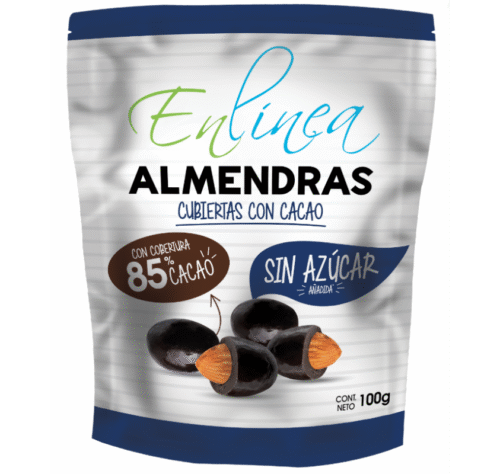 CAJA DE ALM/CACAO 85% ENLÍNEA 100 GRS X 18 UN