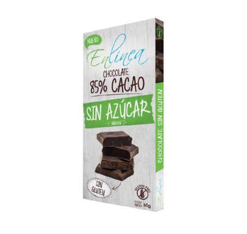 barra-de-chocolate-85-cacao CAJA DE BARRA CHOCOLATE 85% CACAO EN LÍNEA 50 GRS X 18 UN
