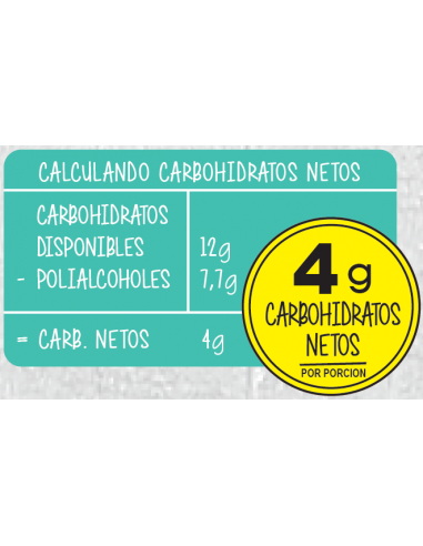 CAJA DE BAR LOWCARB CACAO ENLÍNEA 140 GRS X 15 UN