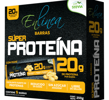 CAJA DE BARRA SUPER PROTEINA SABOR MANI ENLÍNEA 200 GRS X 15 UN