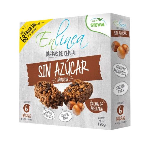 barras-de-cereal-avellanas CAJA DE BARRA DE CEREAL CREMA DE AVELLANA ENLÍNEA 120 GRS X 15 UN