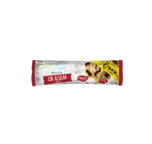 CAJA DE BARRA DE CEREAL CRANBERRY ENLÍNEA 90 GRS X 15 UN
