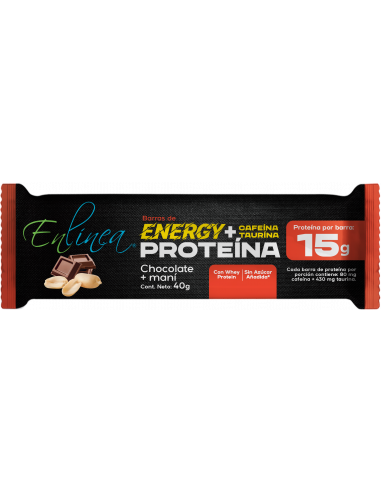 CAJA DE BARRA ENERGIZANTE MANI EN LÍNEA 160 GRS X 15 UN