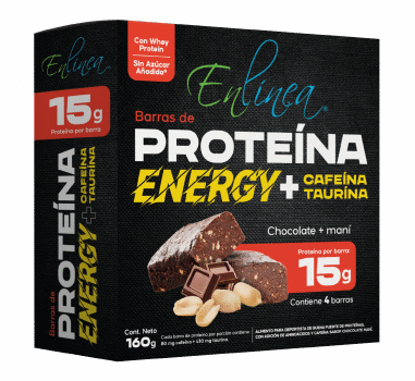 CAJA DE BARRA ENERGIZANTE MANI EN LÍNEA 160 GRS X 15 UN