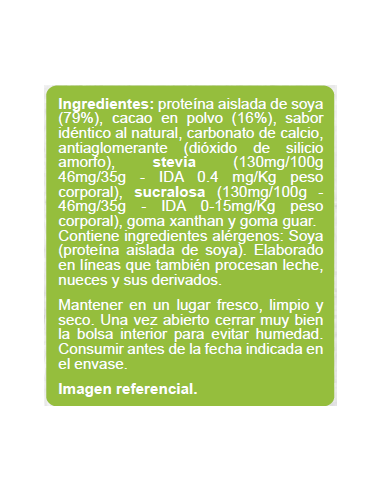 CAJA DE BATIDO PROTEINA VEGANA ENLÍNEA 350 GRS X 14 UN