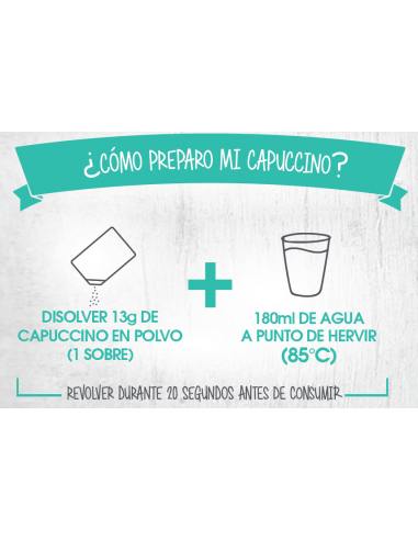 CAJA DE CAFÉ EN LÍNEA CAPUCCINO 104 GRS X 21 UN