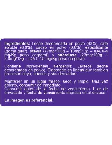 CAJA DE CAFÉ EN LÍNEA MOKA 104 GRS X 21 UN