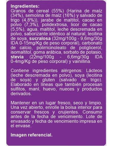 CAJA DE CEREAL BALLS EN LÍNEA ENLÍNEA 300 GRS X 11 UN