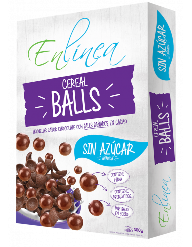 CAJA DE CEREAL BALLS EN LÍNEA ENLÍNEA 300 GRS X 11 UN