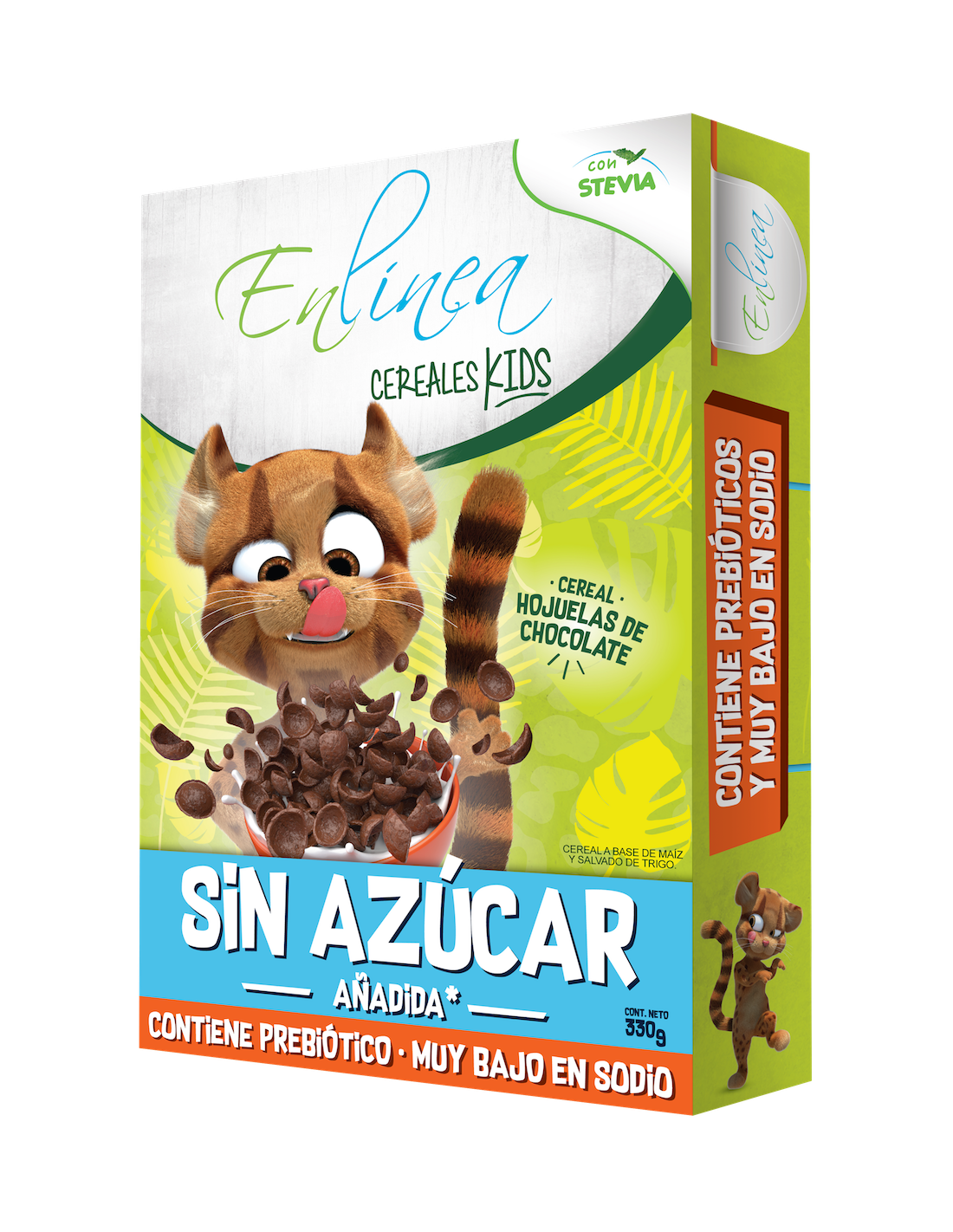 CAJA DE CEREALES ENÍNEA KIDS HOJUELAS 330 GRS X 11 UN