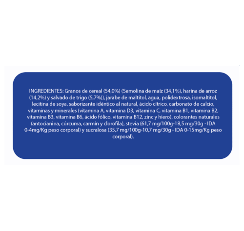 CAJA DE CEREAL EN LÍNEA KIDS FRUTAL 330 GRS X 11 UN