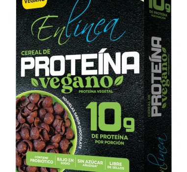 CAJA DE CEREAL ENLÍNEA PROTEÍNA VEGANO 300 GRS X 11 UN
