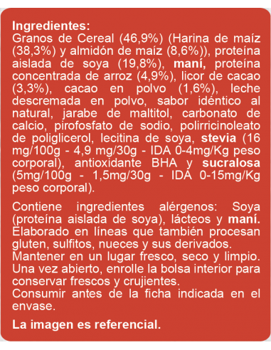 CAJA DE CEREAL ENLÍNEA PROTEÍNA RELLENO 300 GRS X 11 UN