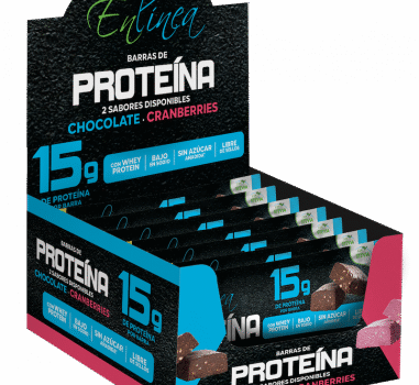 DISPLAY BARRA PROTEINA CHOCOLATE ENLÍNEA 800 GRS X 20 UN