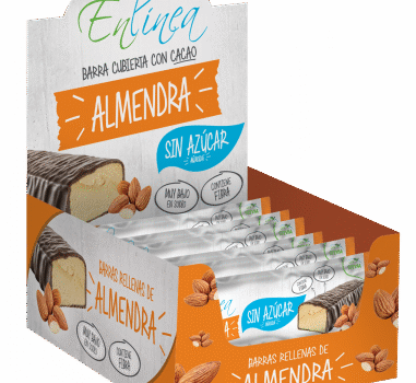 DISPLAY BARRA ALMENDRA CUBIERTA CON CACAO ENLÍNEA 680 GRS X 20 UN
