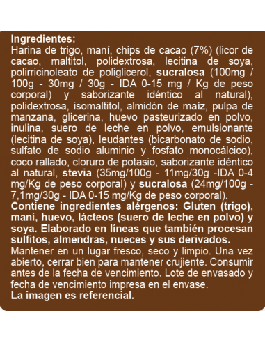 CAJA DE GALLETA CHIPS CHOCOLATE ENLÍNEA 120 GRS X 15 UN