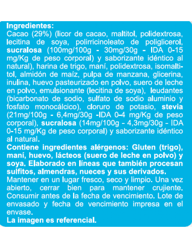 CAJA DE GALLETA CUBIERTA CACAO ENLÍNEA 100 GRS X 15 UN