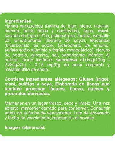 CAJA DE GALLETA DE SALVADO ENLÍNEA 585 GRS X 13 UN