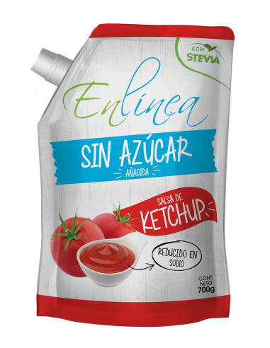 CAJA DE KETCHUP DOYPACK EN LÍNEA 700 GRS X 14 UN