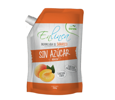 CAJA DE MERMELADA DAMASCO ENLINEA DOYPACK 350 GRS X 12 UN