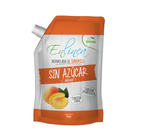 CAJA DE MERMELADA DAMASCO ENLINEA DOYPACK 350 GRS X 12 UN