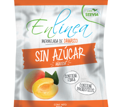 CAJA MERMELADA DAMASCO ENLINEA SACHET 0% AZÚCAR 200 GRS X 24 UN