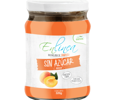 CAJA DE MERMELADA DAMASCO ENLINEA FRASCO 320 GRS X 12 UN