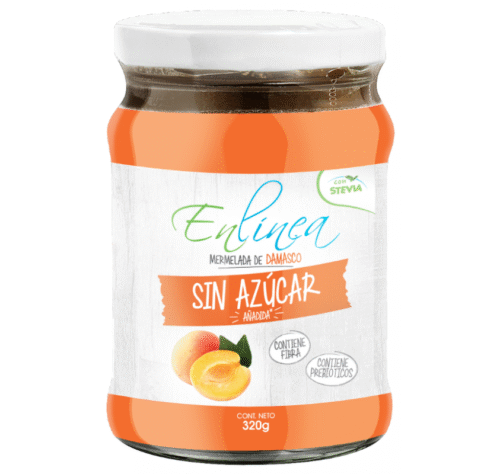CAJA DE MERMELADA DAMASCO ENLINEA FRASCO 320 GRS X 12 UN