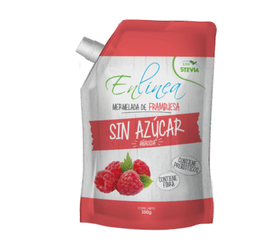 CAJA DE MERMELADA FRAMBUESA ENLINEA DOYPACK 350 GRS X 12 UN