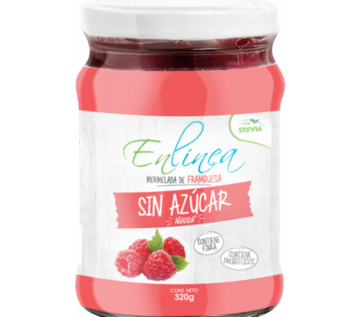 CAJA DE MERMELADA FRAMBUESA ENLINEA FRASCO 320 GRS X 12 UN