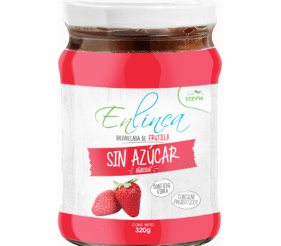 CAJA DE MERMELADA FRUTILLA ENLINEA FRASCO 320 GRS X 12 UN