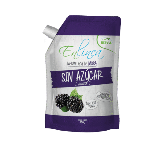CAJA DE MERMELADA MORA ENLINEA DOYPACK 350 GRS X 12 UN